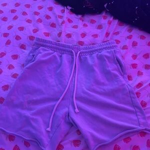 H&M baby blue Lounge Shorts